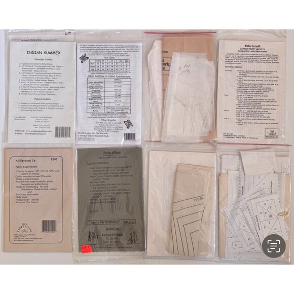 9 Vintage Sewing Patterns Vests Jackets Ponchos More For Crafting Enthusiasts - Picture 2 of 5